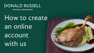 How to create an online account | Donald Russell