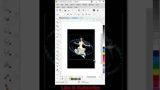 CORELDRAW TEXT EFFECT @JalalRaksa #shorts