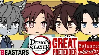 2019 - 2021 Anime Characters react to Amvs || ORIGINAL || 1/2 || Beastars, DS, GP, Balance: U ||