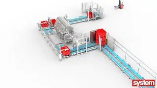 LIGNE LAVAGE AUTO CAISSES PALETTES
