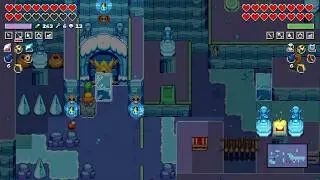 Cadence of Hyrule: Frozen Grotto co-op Boss Key Skip (Hookshot Clip)