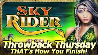 That's How You Finish! BIG WIN in Sky Rider Silver Treasures for Throwback Thursday at Yaamava!