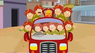 Ch 10 | Kiddos | Rhymes & Balgeet C | UKG  | Ten Little Firemen  | For children