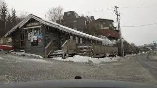 Driving around Yellowknife's Old Town
