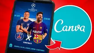 COMO FAZER FLYER ESPORTIVO PELO #CANVA