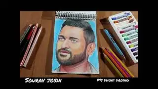 Sourav joshi ne banaya msd 😱😱ka photo 