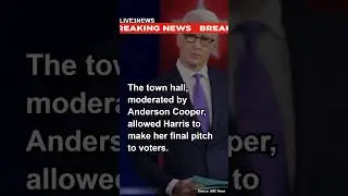 Harris Calls Trump a 'Fascist' During Pennsylvania Town Hall Meeting #newsshorts #usa #election2024