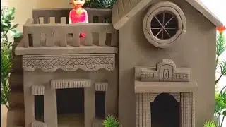 DIY Mini Clay House for Beginners #shorts #clayhouse #livestream
