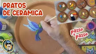 COMO PINTAR PRATOS DE CER&Acirc;MICA PASSO A PASSO
