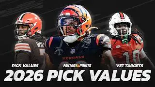 Trade Your 2026 Rookie Draft Picks for THESE Dynasty Fantasy Football Players NOW! (1.07-1.12)