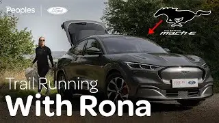 Trail running with Rona & the Mustang Mach E