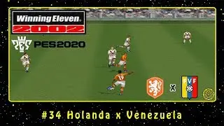 Winning Eleven 2002: PES 2020 (PS1) #34 Holanda x Venezuela