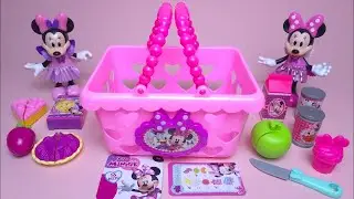 Disney Minnie Mouse Bowtastic Shopping Basket Set Satisfying with Unboxing Compilation Toys ASMR