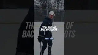THREE TYPES OF BACKHAND SHOTS #hockeycoaching #hockeytraining