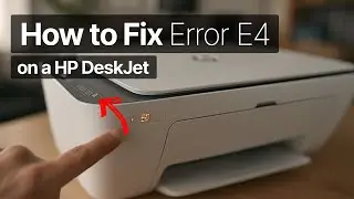 7 Ways To Fix a Paper Jam (E4) on a HP DeskJet (2700, 2800, 2900/4300)