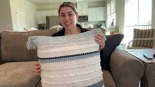 BlissBlush Coastal Blue Boho Decorative Throw Cover -  Overview | Is It Worth It? #amazoninfluencer