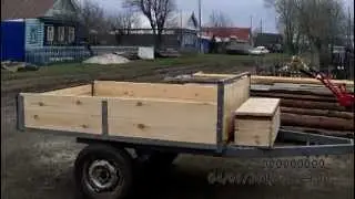 Прицеп-самосвал для мотоблока