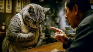 Mama Cat's Sacrifice: She Works Tirelessly So Her Kitten Can 'Study' 🐾, 💖