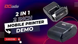 (HINDI) DCode DC2M 2 inch Mobile Printer Demo for Receipts and Labels
