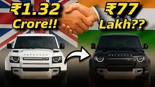 Defender ₹50 Lakh CHEAPER? India-UK FTA Explained | Luxury Cars HALF Price in India! ❓