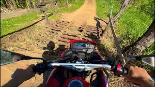 XRE 300 Rally na ro&ccedil;a | Primeira aventura em estrada de terra