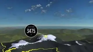 Sierra Nevada con Alcazaba, Mulhacén y Veleta