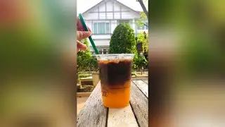 (ASMR) Trying to make Orange-Americano at home￼￼ | Koko-A-Teller