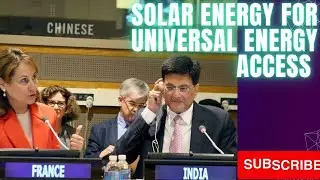 Illuminating the Future: Solar Energy Roadmap for Universal Energy Access🌿🌎| ISA | G-20 | UPSC