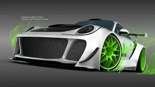 Monster Porsche Hurricane Concept Design
