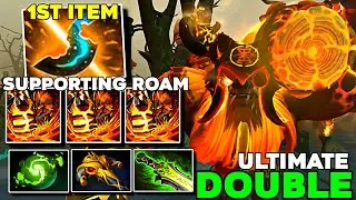 1st Item Blink Dagger Best Earthshaker Supporting Roam DOUBLE Ultimate Echo Slam - Dota 2