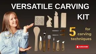 Versatile wood carving kit STRYI Profi #woodcarving