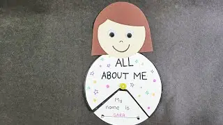 All about me DIY craft for preschoolers
