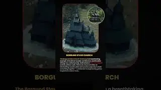Borgund Stave Church:800 Years of Nail-Free Viking Engineering. #shortsfeed #factshorts #viralshorts
