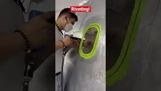 Riveting! #shorts #aircaraft #structure #riveting #boeing #airbus
