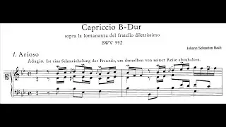 Bach: Capriccio, BWV 992 (Fleisher)