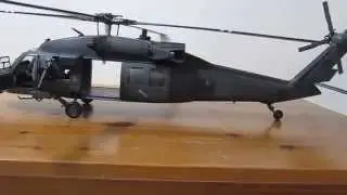 1/18 BBI Elite Force JSI U S Army MH-60 Night Raid Black Hawk Helicopter