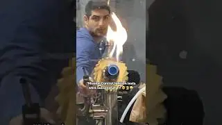 Tesla Turbine Combustion System Test (motivation) #engineering