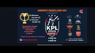 || KANNAMAPET   PREMIER LEAGUE ||SEASON-01||#cricketlover#tilive  #viralvideo#tnpl#cricket #sports