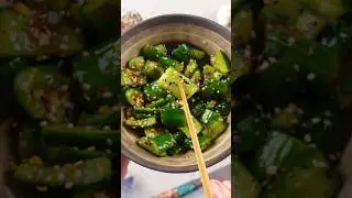 Der ✨BESTE✨ Smashed Cucumber Salat🥒🤯