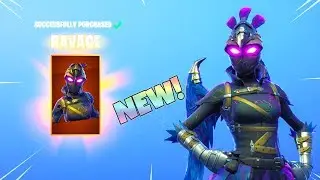 *NEW* RAVAGE SKIN! (FREE CONTRAIL with it. New Item Shop Update) Fortnite Battle Royale
