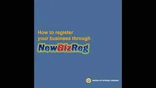 How to register your business through New Business Registration (NewBizReg) Portal?