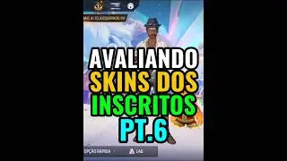 Avaliando as skins dos meus seguidores! oque achou? pt.6🥶 #freefire #short #shorts