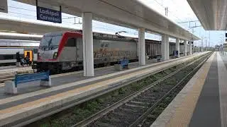 A few FS trains in Cerveteri Ladispoli station just north of Rome 