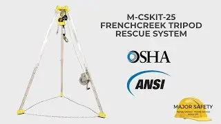 M-CSKit-25 Confined Space Tripod Rescue System - Tips and Specs