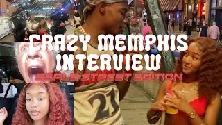 Crazy Memphis VLOG/ PUBLIC INTERVIEW!!! BEALE STREET EDITION!!!