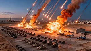 11 минут назад! Америка и Израиль атаковали иранские военные базы 10 000 ракетами.