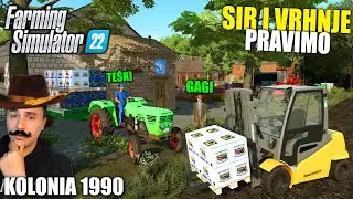 IZGRADILI TVORNICU SIRA, 17002€ ZARADILI !! * gagi muze krave * - KOLONIA 1990 EP24