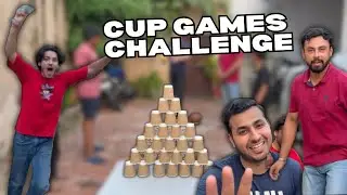 Cup game challenge🎯 || beebaboys 