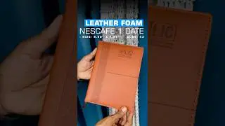 2026 Leather Foam LIC Nescafe 1 Date Diary | Code- 43