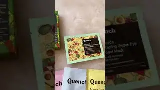 Quench Botanics | Unboxing PR #ashortaday #youtubeshorts #skincare